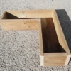 Hand Made Decking Corner Planter - 100cm X 100cm X 15cm