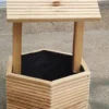 Hand Made Decking Garden Wishing Well Planter, Trough