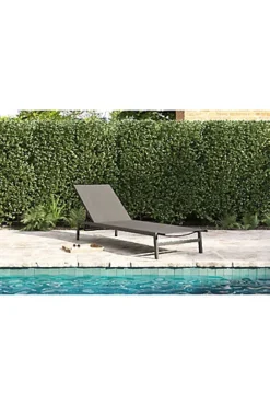 Havana - Modern Sun Lounger - Graphite