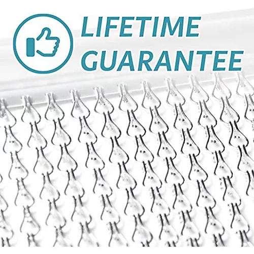 Homefront Aluminium Fly Screen Heavy Duty Chain Curtain - Protects Against Flies, Wasps & Insects 2 Homefront Aluminium Fly Screen Heavy Duty Chain Curtain - Protects Against Flies, Wasps & Insects - Image 2