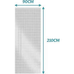 Homefront Aluminium Fly Screen Heavy Duty Chain Curtain - Protects Against Flies, Wasps & Insects 7 Homefront Aluminium Fly Screen Heavy Duty Chain Curtain - Protects Against Flies, Wasps & Insects -Outsunny Garden Zone homefront aluminium fly screen heavy duty chain curtain protects against flies wasps insects5056411328481 04c MP