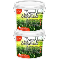 Homefront Iron Sulphate - Makes Grass Greener, Hardens Turf And Prevents Lawn Disease Makes Upto 5000L & Covers Upto 5000m2 5kg