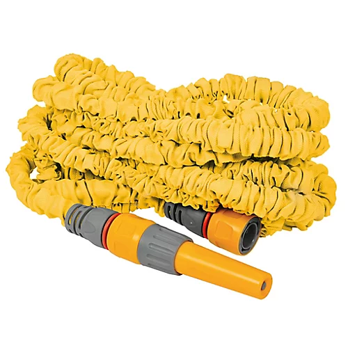Hozelock Superhoze Yellow Extendable Hose Pipe (L)15m 1 Hozelock Superhoze Yellow Extendable Hose Pipe (L)15m