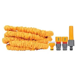 Hozelock Superhoze Yellow Extendable Hose Pipe (L)15m 6 Hozelock Superhoze Yellow Extendable Hose Pipe (L)15m -Outsunny Garden Zone hozelock superhoze yellow extendable hose pipe l 15m5010646061254 07c bq