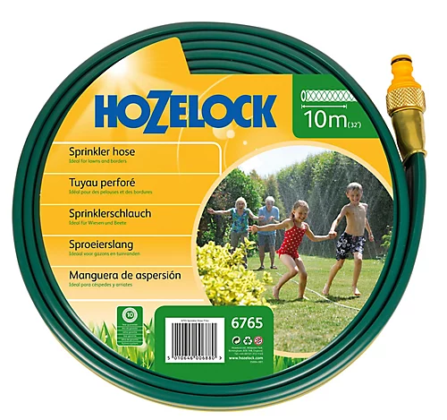 Hozelock Yellow Sprinkler Hose Pipe (L)10m 1 Hozelock Yellow Sprinkler Hose Pipe (L)10m
