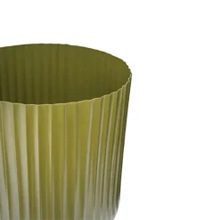 Hudson Green Corrugated Planter Set Of Two H37cm D37cm -Outsunny Garden Zone hudson green corrugated planter set of two h37cm d37cm5055352862689 04c MP