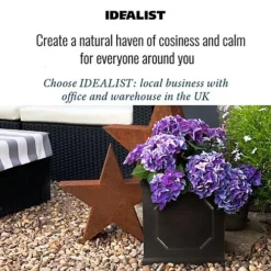 IDEALIST Chelsea Flower Box Square Garden Planter, Faux Lead Dark Grey Light Stone Outdoor Plant Pot W30 H30 L30 Cm, 27L 7 IDEALIST Chelsea Flower Box Square Garden Planter, Faux Lead Dark Grey Light Stone Outdoor Plant Pot W30 H30 L30 Cm, 27L -Outsunny Garden Zone idealist chelsea flower box square garden planter faux lead dark grey light stone outdoor plant pot w30 h30 l30 cm 27l5000124502393 06c MP