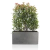 IDEALIST Contemporary Trough Garden Planter, Grey Concrete Light Outdoor Large Plant Pot H41 L85 W26 Cm, 91L