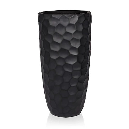 IDEALIST Mosaic Style Black Tall Round Vase Planter Outdoor Plant Pot D41.5 H77 Cm, 104L 1 IDEALIST Mosaic Style Black Tall Round Vase Planter Outdoor Plant Pot D41.5 H77 Cm, 104L