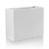 IDEALIST Tall Narrow Light Concrete White Trough Planter H50.5 L60 W30 Cm, 91L