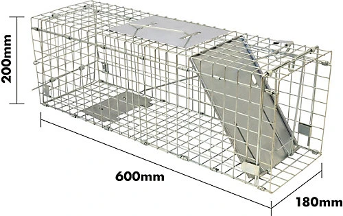Indoor Outdoor Collapsible Live Animal Humane Trap For Pests Rabbits, Squirrels 2 Indoor Outdoor Collapsible Live Animal Humane Trap For Pests Rabbits, Squirrels - Image 2