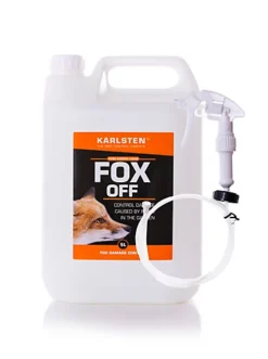 Karlsten Fox Repellent High Strength Natural Citronella Deterrent Anti Fouling & Garden Protetion From Damage Caused By Foxes 5 Li