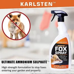 Karlsten Fox Repellent Spray Anti Fouling & Digging Strong Fox Deterrent Formula 1 Litre Garden Protection From Damage, Fouling & -Outsunny Garden Zone karlsten fox repellent spray anti fouling digging strong fox deterrent formula 1 litre garden protection from damage fouling 5060492791157 03c MP