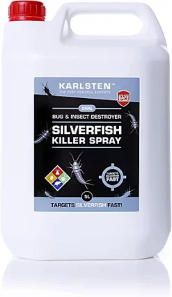 Karlsten Silverfish Killer Fast Effective Quality Silverfish Killer 5 Litre Non Staining
