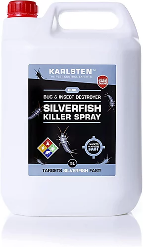 Karlsten Silverfish Killer Fast Effective Quality Silverfish Killer 5 Litre Non Staining 1 Karlsten Silverfish Killer Fast Effective Quality Silverfish Killer 5 Litre Non Staining