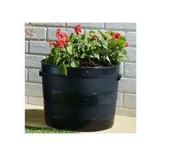 Large Black 50cm Blacksmith Planter 6 Large Black 50cm Blacksmith Planter -Outsunny Garden Zone large black 50cm blacksmith planter5016447023804 03c MP