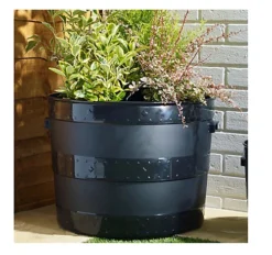 Large Black 50cm Blacksmith Planter 7 Large Black 50cm Blacksmith Planter -Outsunny Garden Zone large black 50cm blacksmith planter5016447023804 04c MP