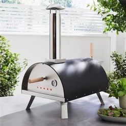 Large Stainless Steel Pizza Oven With Double Insulation -Outsunny Garden Zone large stainless steel pizza oven with double insulation5059742059864 03c MP