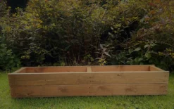 Large Wooden Garden Planter Decking Tub Tan Trough 120 Cm 4ft 6 Large Wooden Garden Planter Decking Tub Tan Trough 120 Cm 4ft -Outsunny Garden Zone large wooden garden planter decking tub tan trough 120 cm 4ft5060863620796 03c MP