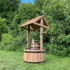 Large Wooden Wishing Well Garden Planter
