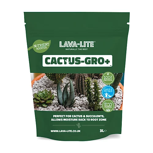 LAVA-LITE Cactus Gro, Natural Growing Media For Cacti, 3 Litres 1 LAVA-LITE Cactus Gro, Natural Growing Media For Cacti, 3 Litres