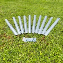 Lawn Edging Log Roll Stakes (Pack Of 10)