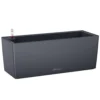 LECHUZA BALCONERA Color 50 Slate Window Box Self-watering Planter With Substrate And Water Level Indicator H19 L50 W19 Cm, 8L
