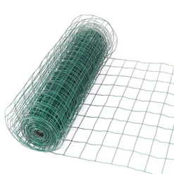 Livingandhome Dark Green PVC Coated Wire Mesh Fencing 0.9 X 10 M -Outsunny Garden Zone livingandhome dark green pvc coated wire mesh fencing 0 9 x 10 m0735940249560 03c MP