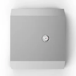 Livingandhome Silver Stainless Steel Pizza Oven With Built In Temperature Gauge -Outsunny Garden Zone livingandhome silver stainless steel pizza oven with built in temperature gauge0670586481038 04c MP