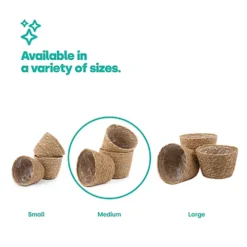 LIVIVO 3 Medium Seagrass Handwoven Belly Flower Plant Pots - Natural Indoor Woven Planter Pot - Great For Office & Home Decoration -Outsunny Garden Zone livivo 3 medium seagrass handwoven belly flower plant pots natural indoor woven planter pot great for office home decoration5056295309965 04c MP