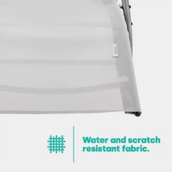 LIVIVO Gravity Rocking Sun Lounger With Padded Head Rests, Lightweight, Water Resistant Sun Bed - 2 Tone Grey 6 LIVIVO Gravity Rocking Sun Lounger With Padded Head Rests, Lightweight, Water Resistant Sun Bed - 2 Tone Grey -Outsunny Garden Zone livivo gravity rocking sun lounger with padded head rests lightweight water resistant sun bed 2 tone grey5056295309897 03c MP