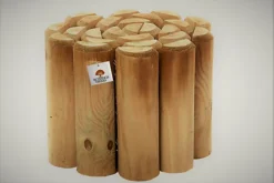 Log Edging Rolls Garden Lawn Border Edge (H)225mm (L)1.8m Set Of 4 -Outsunny Garden Zone log edging rolls garden lawn border edge h 225mm l 1 8m set of 45060863620840 03c MP