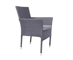 Malaga Six Seater Fixed Dining Set -Outsunny Garden Zone malaga six seater fixed dining set5020125297647 04c MP