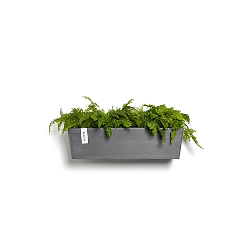 Manhattan Wall Plant Pot 55cm Grey 2 Manhattan Wall Plant Pot 55cm Grey - Image 2