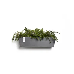 Manhattan Wall Plant Pot 55cm Grey 6 Manhattan Wall Plant Pot 55cm Grey -Outsunny Garden Zone manhattan wall plant pot 55cm grey5413724313885 03c MP