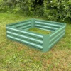 Metal Raised Vegetable Bed In Green (100cm X 30cm)