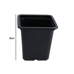 Mini Plastic Plant Flower Seeds Pots Pot 7cm Square Garden Trays 120pcs -Outsunny Garden Zone mini plastic plant flower seeds pots pot 7cm square garden trays 120pcs5056316367394 03c MP