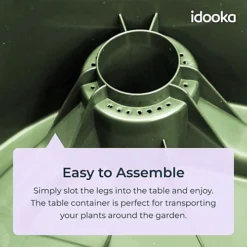 Mini Raised Propagator Greenhouse Outdoor Herb Garden Green -Outsunny Garden Zone mini raised propagator greenhouse outdoor herb garden green5060575072944 04c MP