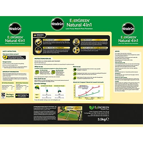 Miracle-Gro Lawn Treatment Granules 85m² 3.5kg 2 Miracle-Gro Lawn Treatment Granules 85m² 3.5kg - Image 2