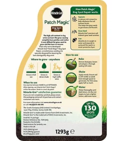 Miracle-Gro Patch Magic Lawn Repair 6m² 1.3kg -Outsunny Garden Zone miracle gro patch magic lawn repair 6m 1 3kg5010272090611 04c bq