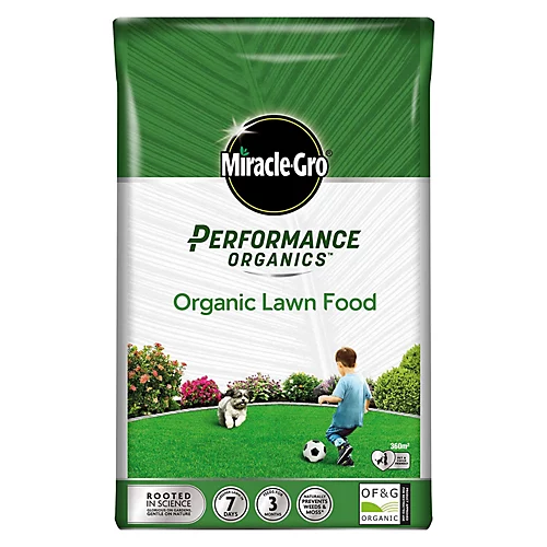 Miracle-Gro Performance Organics Lawn Food Natural Soil Grass Feed - 360m2 1 Miracle-Gro Performance Organics Lawn Food Natural Soil Grass Feed - 360m2