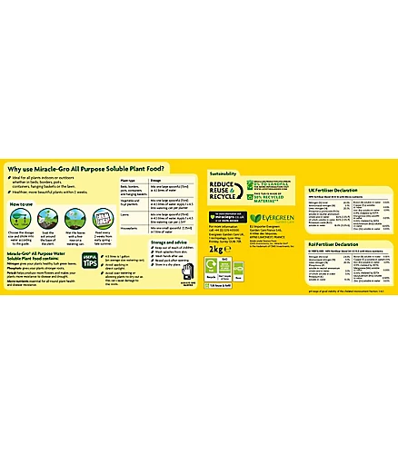 Miracle-Gro Soluble Universal Plant Feed 2kg 2 Miracle-Gro Soluble Universal Plant Feed 2kg - Image 2