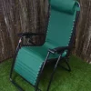 Multi Position Textoline Garden Relaxer Chair Lounger - Green