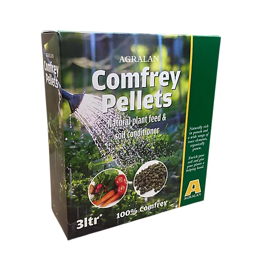 Natural Comfrey Pellets Plant Fertiliser 3ltr 1 Natural Comfrey Pellets Plant Fertiliser 3ltr