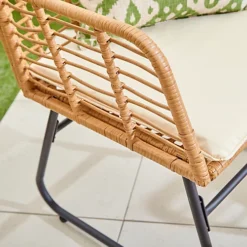 Neo Natural Garden Furniture Patio Wicker Bamboo Style Chair Table Outdoor Rattan Bistro Set 3 Piece -Outsunny Garden Zone neo natural garden furniture patio wicker bamboo style chair table outdoor rattan bistro set 3 piece5056293914574 04c MP