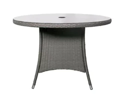 Nevada Grey 4 Seater KD Round Dining Set -Outsunny Garden Zone nevada grey 4 seater kd round dining set5020125302549 03c MP