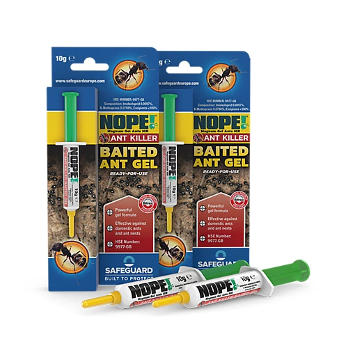 NOPE Ant Killer Syringe (2x10g) Baited Ant Gel Indoor & Outdoor Total Nest/s Eradication. Zero Mess & Refillable. 1 NOPE Ant Killer Syringe (2x10g) Baited Ant Gel Indoor & Outdoor Total Nest/s Eradication. Zero Mess & Refillable.
