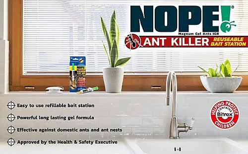 NOPE Ant Killer Syringe (2x10g) Baited Ant Gel Indoor & Outdoor Total Nest/s Eradication. Zero Mess & Refillable. 2 NOPE Ant Killer Syringe (2x10g) Baited Ant Gel Indoor & Outdoor Total Nest/s Eradication. Zero Mess & Refillable. - Image 2