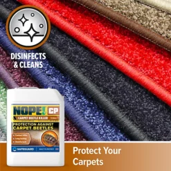 NOPE CP Carpet Beetle Killer Spray (5 L) Fast-acting, Odourless, Repellent And Disinfectant Carpet Beetle Spray. HSE Approved -Outsunny Garden Zone nope cp carpet beetle killer spray 5 l fast acting odourless repellent and disinfectant carpet beetle spray hse approved5060132766323 04c MP