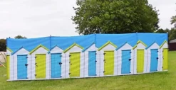 OLPRO Beach Huts 4 Pole Compact Windbreak (Steel Poles) 6 OLPRO Beach Huts 4 Pole Compact Windbreak (Steel Poles) -Outsunny Garden Zone olpro beach huts 4 pole compact windbreak steel poles 5060697910759 03c MP